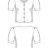 Cardigan femme Patron de couture manches bouffantes thumbnail number 6