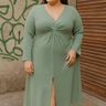 Patron de robe midi en jersey pour femme, elegante thumbnail number 4