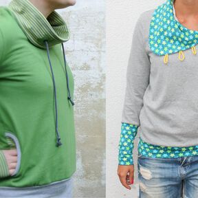 sweater avec col pour femmes T. 34-48