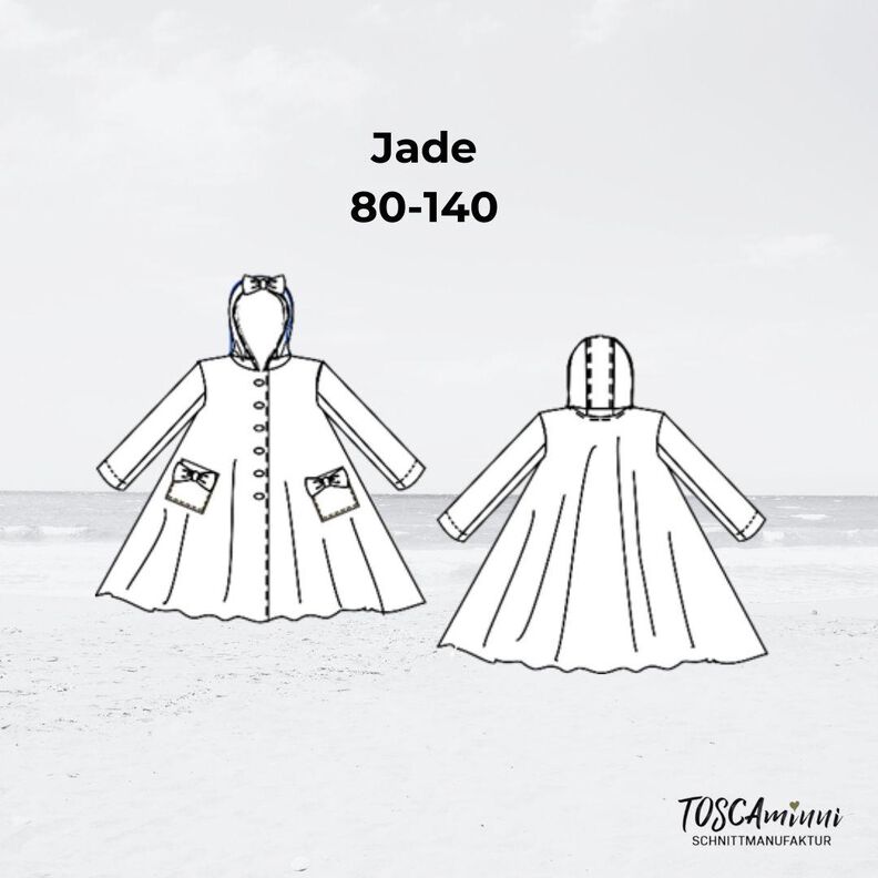 Manteau Jade tailles 80-140 Patron image number 10