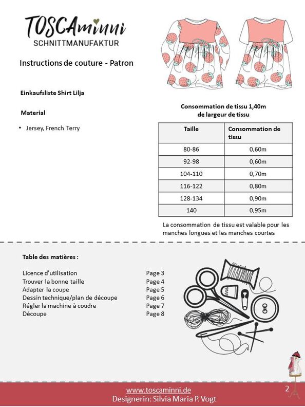 Shirt Lilja Taille 80-140 Patron image number 5