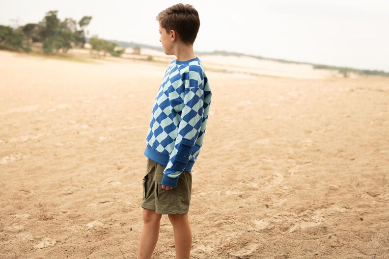 Sweat unisexe Sam – Poppy meets Pommé 24 image number 2