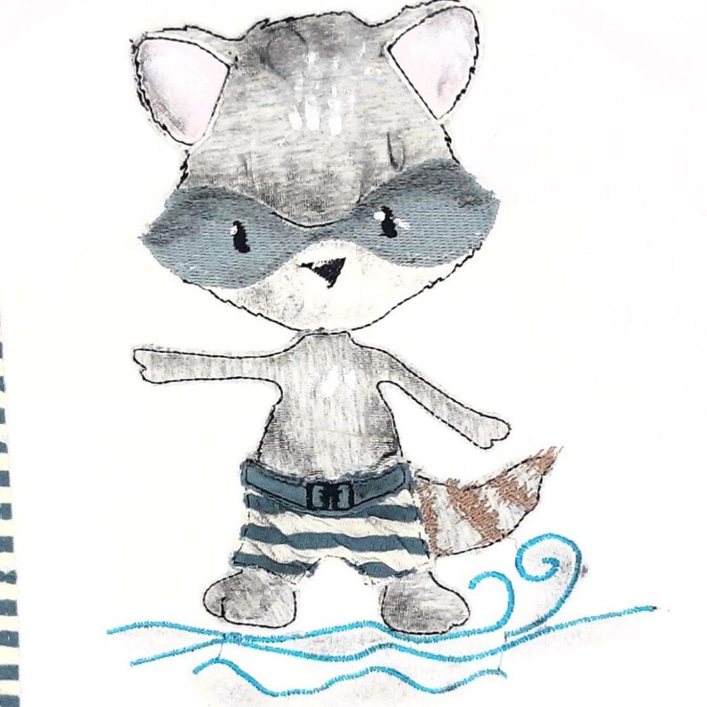 Fichier de broderie raton laveur Fritzi image number 3