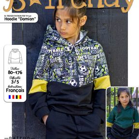 Hoodie  "Damian" Patron de Couture 