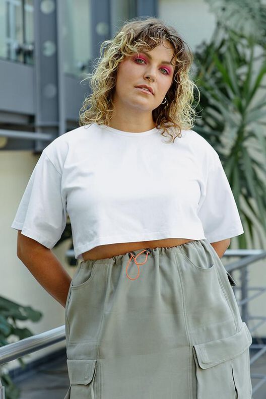 T-shirt cropped Patron XS-XXXL, T-shirt Patron de couture image number 3
