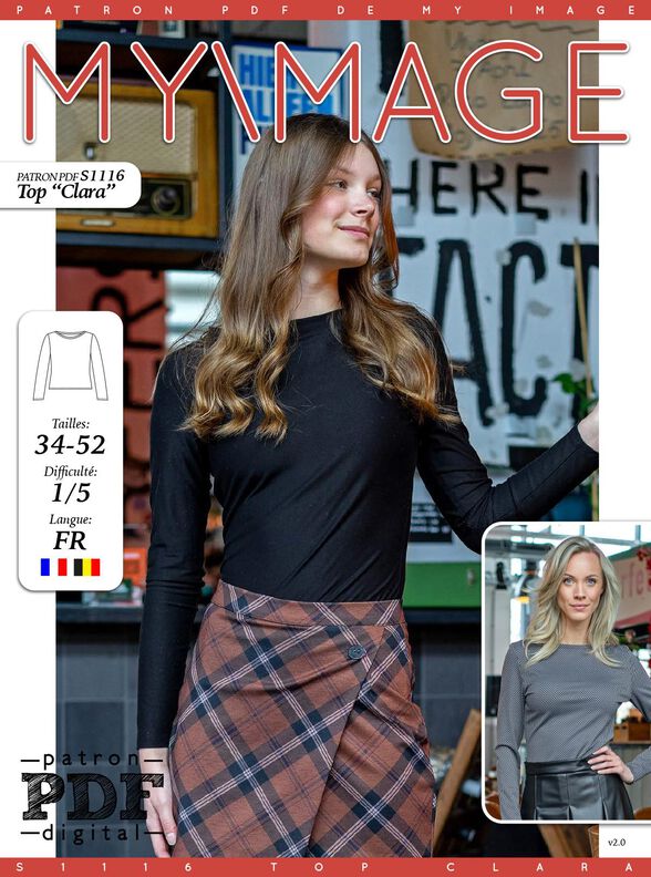 Top CLARA Patron de Couture image number 5