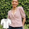 Cardigan femme Patron de couture manches bouffantes thumbnail number 1