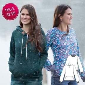Pull à capuche Nafia - patron de couture