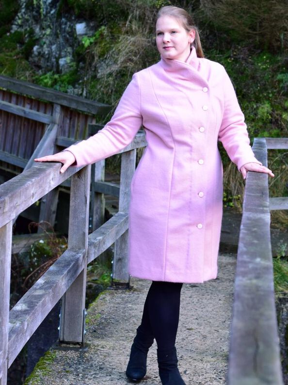 Manteau ou veste NATALJA 34-54 PDF A4, A0 tutoriel imagé image number 5