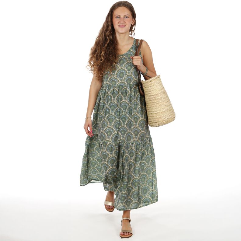 Madame CLAIRE - Robe d’été longue et volantée XS-XXL image number 6