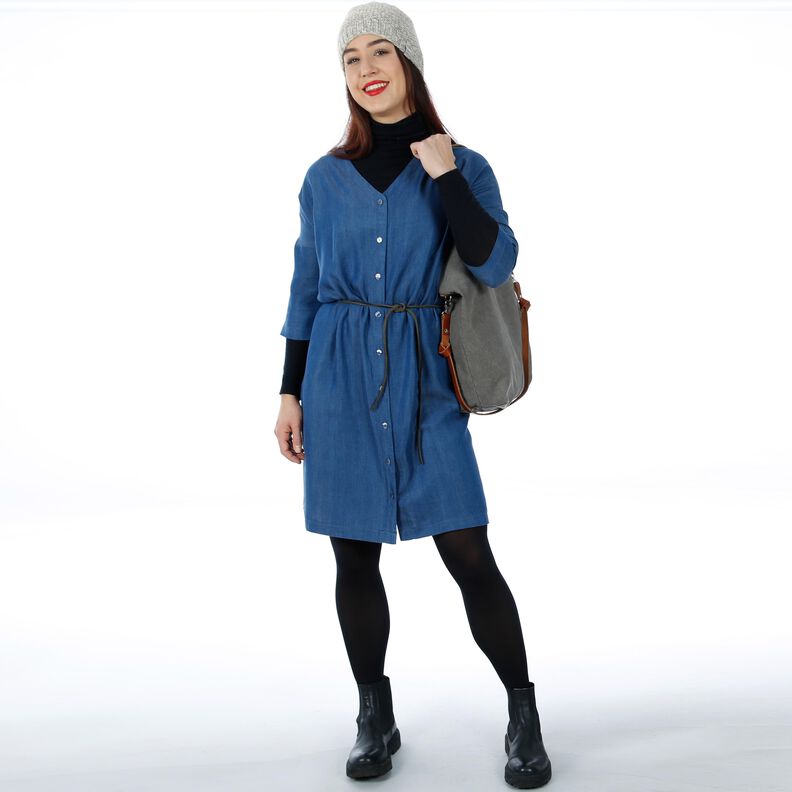 MADAME EDDA - Robe avec et patte de boutonnage XS-XXL image number 10