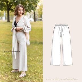 PANTALON TAILLE HAUTE / Culotte T34-44