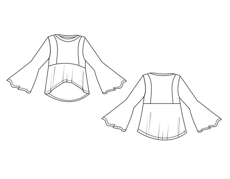 Top HANNAH Patron de Couture image number 2