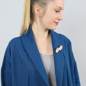 Madame KATI Veste simple avec col châle XS-XL 