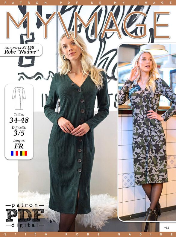 Robe Nadine Patron de Couture image number 6