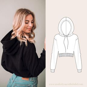 Sweat à capuche T34-56 - PATRON DE COUTURE