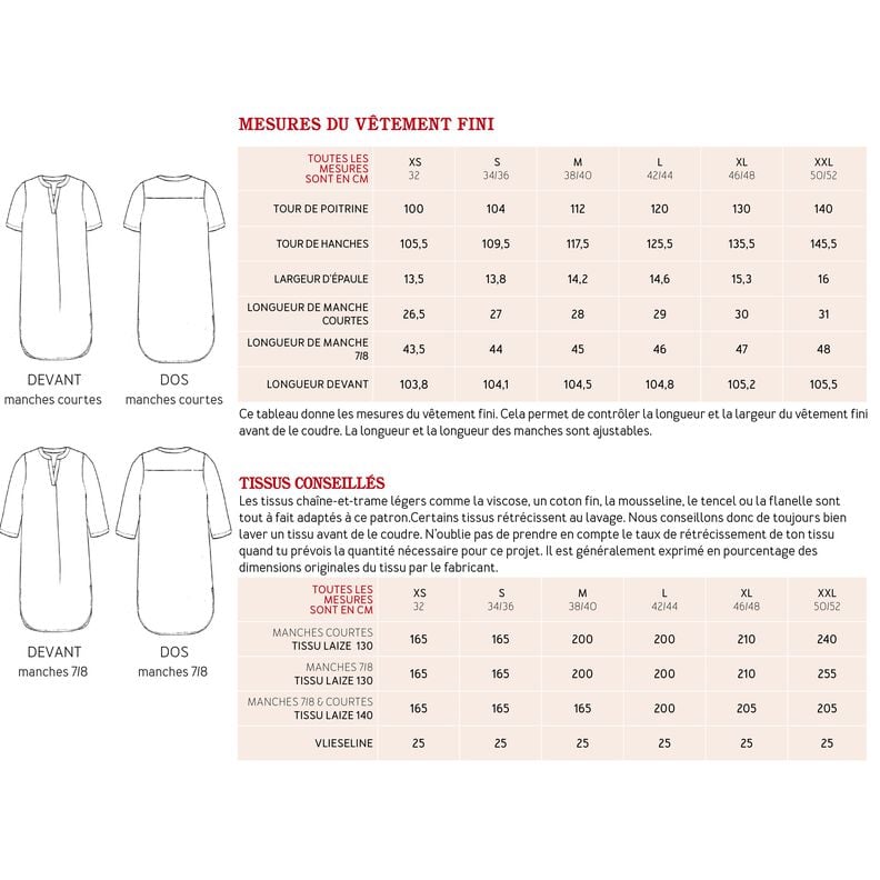 Madame LUNA - Chemise de nuit  XS-XXL image number 9