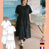 Robe midi été Patron XS-XXXL. Robe Patron de couture thumbnail number 8