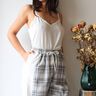 Pyjama Yolotl | Top et pantalon avec volant ou dentelle thumbnail number 5