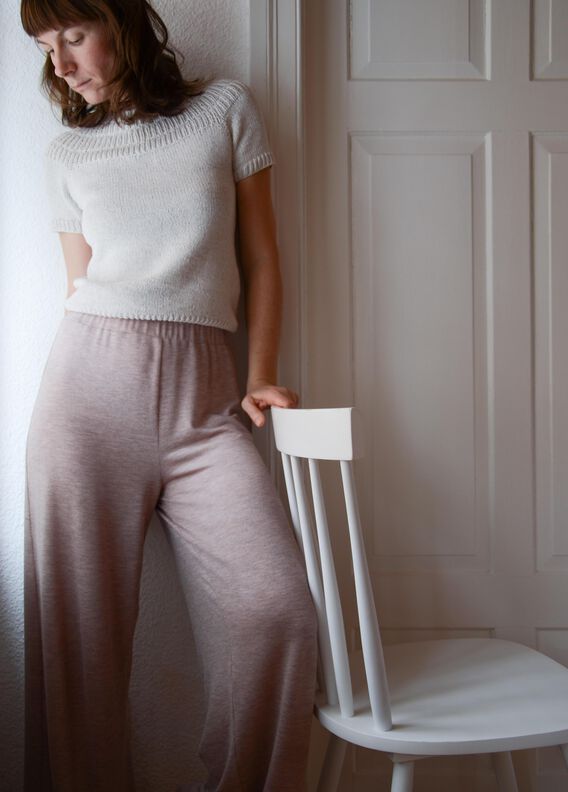 PANTALON TAILLE HAUTE / Culotte T34-44 image number 8