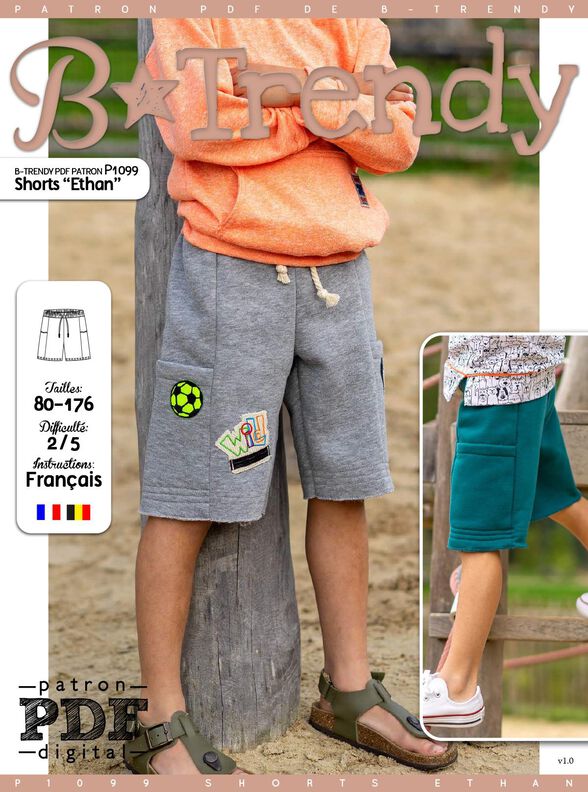 Shorts Ethan Patron de Couture image number 2