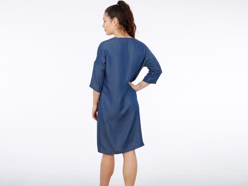 MADAME EDDA - Robe avec et patte de boutonnage XS-XXL image number 4