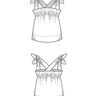 Patron Top à volants XS-XXXL Patron Top de couture thumbnail number 6