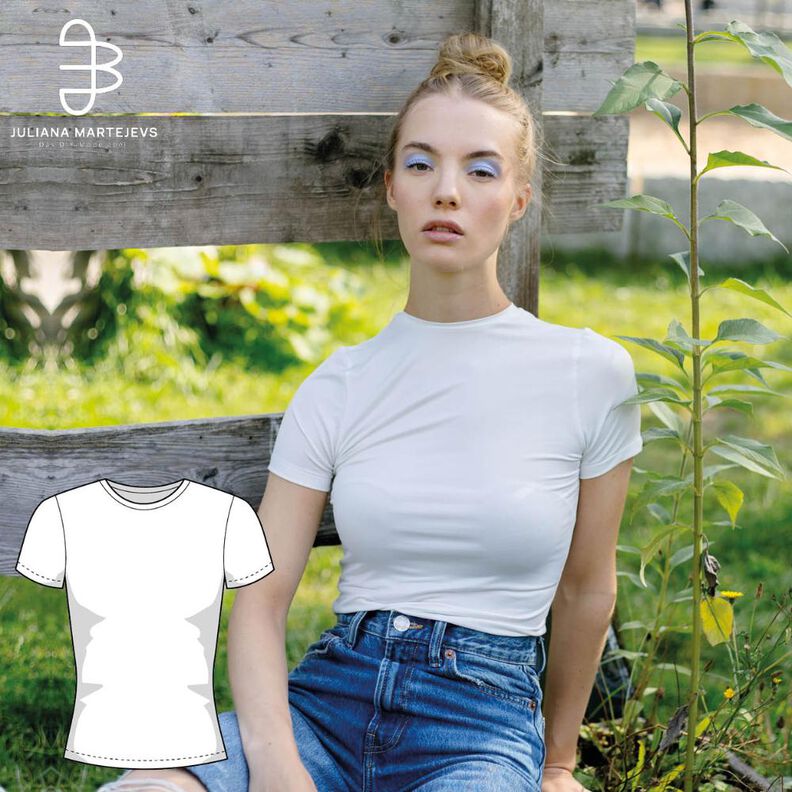 T-shirt basique Patron XS-XXXL, T-shirt Patron de couture image number 1