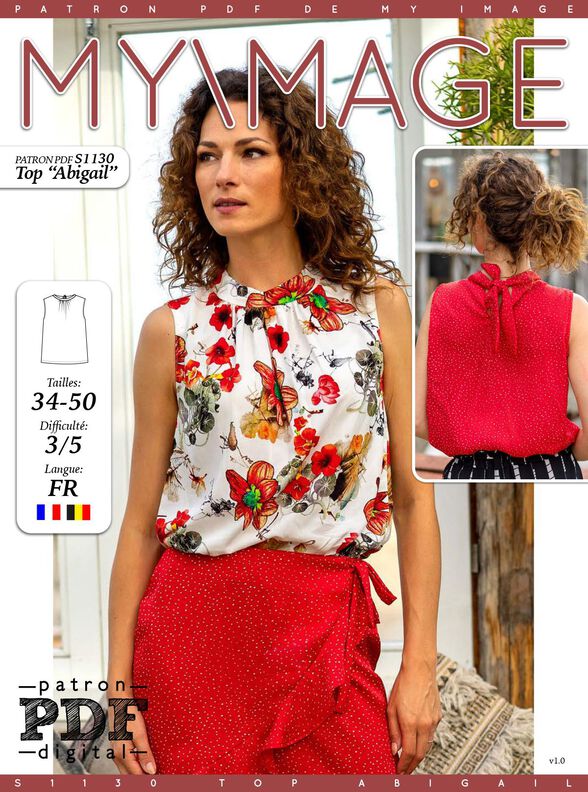 Top ABIGAIL Patron de Couture image number 2