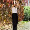 Pantalon taille haute large thumbnail number 4