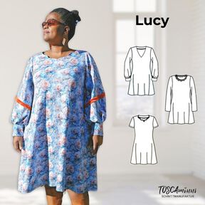 Robe Lucy tailles 34-54 Patron Ligne-A