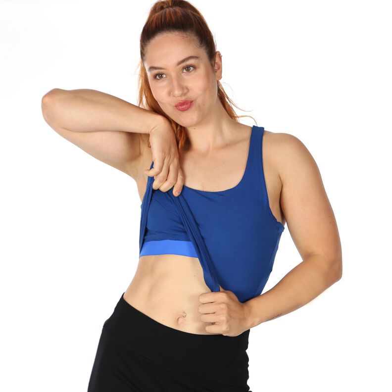 Madame YARA - haut de sport doublé, dos nageur  XS-XXL image number 6