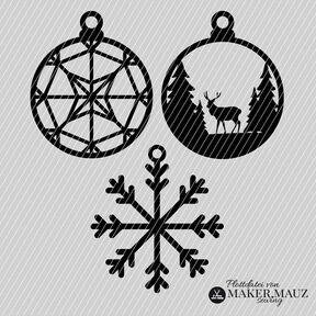 Boule de Noël - fichier traceur
