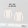 Hoodie pour enfants Ela+Kai t. 80-140 patron de couture thumbnail number 10