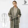Patron manteau à broder, XS-XXXL, Patron de broder thumbnail number 1