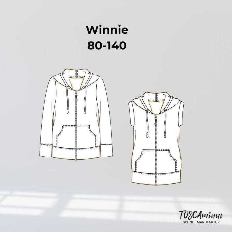 Veste Winnie "minni" tailles 80-158 Patron image number 5