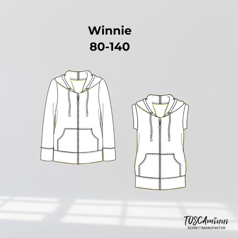 Veste Winnie "minni" tailles 80-158 Patron image number 5