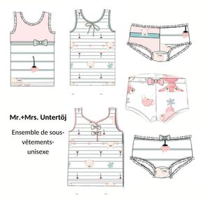 Sous-vêtements pour enfants tailles 92-140 Patron
