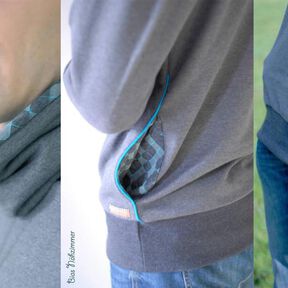 Sweater avec col pour hommes