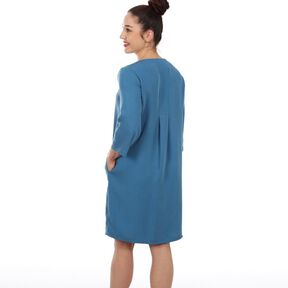 Madame YUMA - Robe droite avec des poches & un pli 