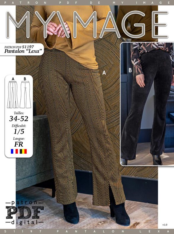 Pantalon Lexa Patron de Couture image number 2