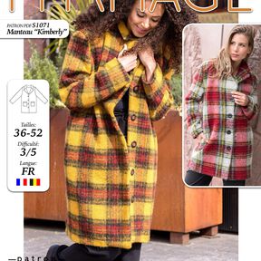 Manteau KIMBERLY Patron de Couture