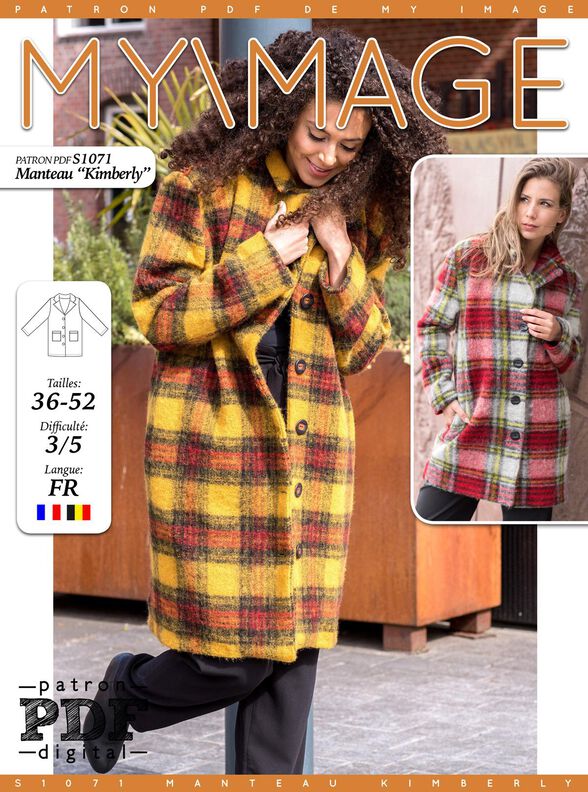 Manteau KIMBERLY Patron de Couture image number 2