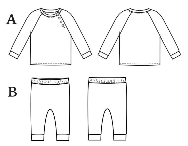 Set B&eacute;b&eacute; "Fenn" Patron de Couture  image number 3