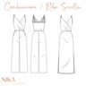 patron de couture PDF - Combinaison/Robe "Sevilla" - 32-50 thumbnail number 6