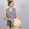 Madame VINNI - Blouse avec encolure plongeante en V XS-XL thumbnail number 5