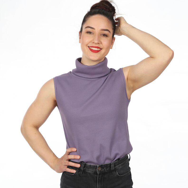 Madame JENNY - petit haut avec opition col roulé XS-XXL image number 6