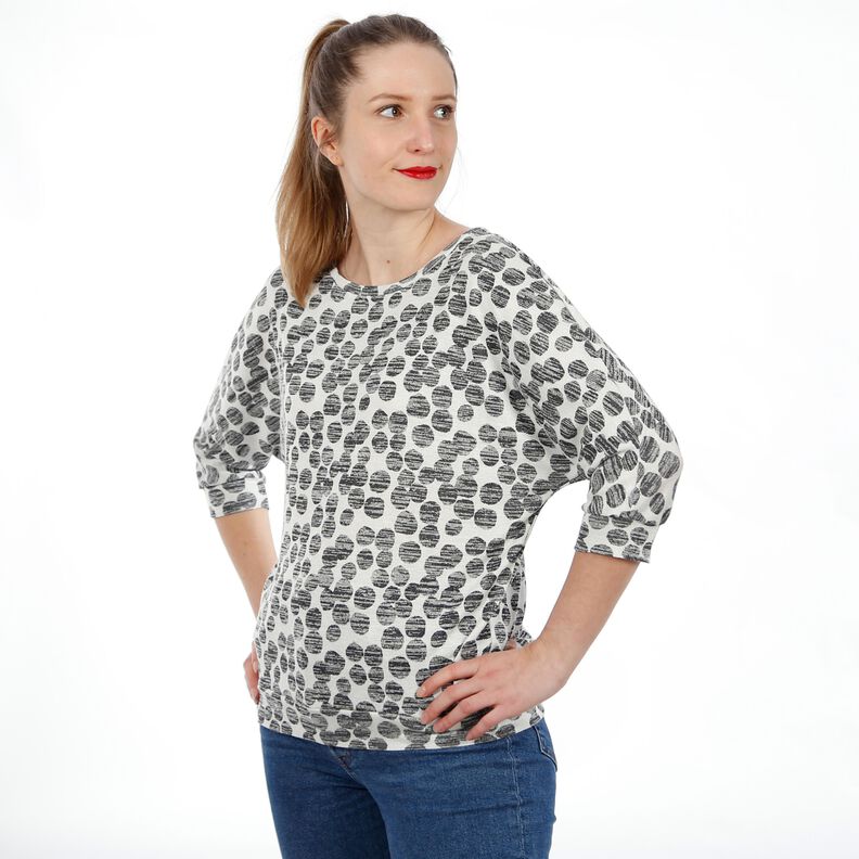 Madame SILVIE - t-shirt aux manches chauve-souris  image number 8