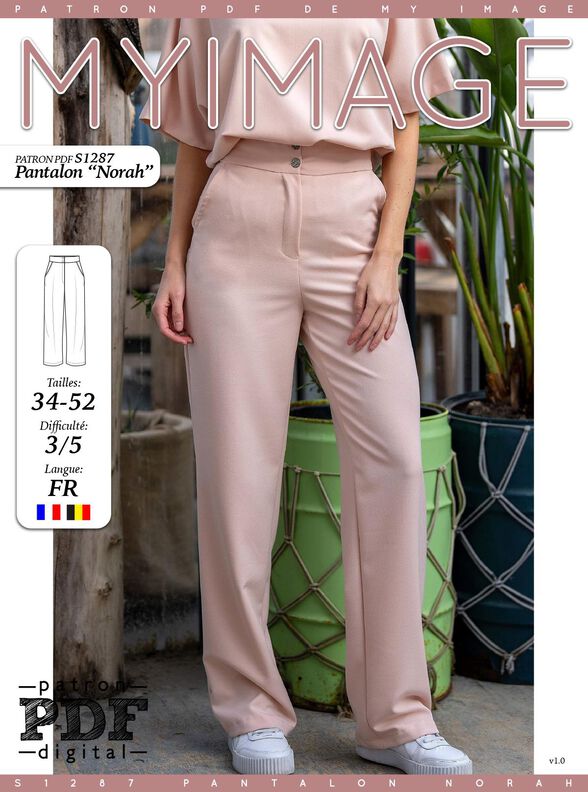 Pantalon Norah Patron de Couture image number 2