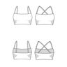 Patron Crop Top Bralette XS-XXXL Patron de couture en jersey thumbnail number 6